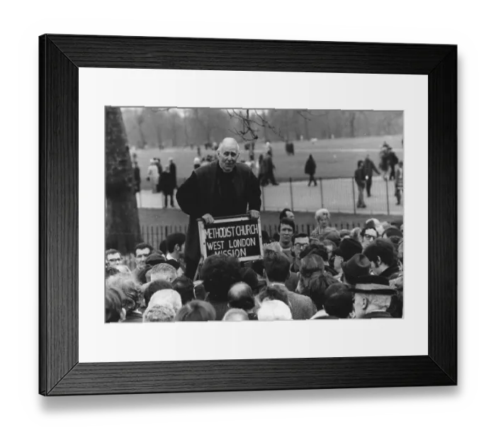 Framed Print : Donald Soper, Methodist minister, socialist and pacifist Framed Print : Donald Soper, Methodist minister, socialist and pacifist