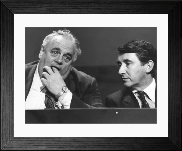 Framed Print : Cyril Smith and David Steel, Liberal politicians