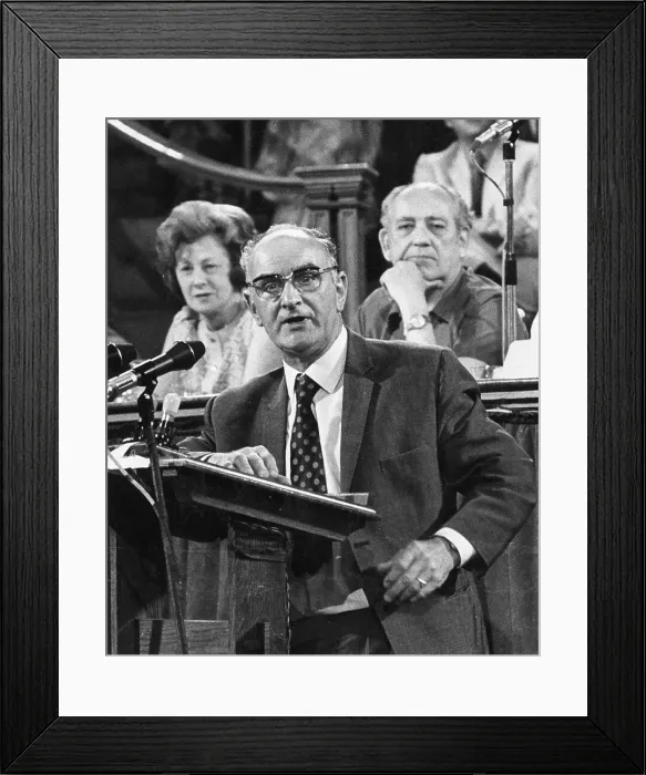 Framed Print : Hugh Scanlon, British trade union leader Framed Print : Hugh Scanlon, British trade union leader