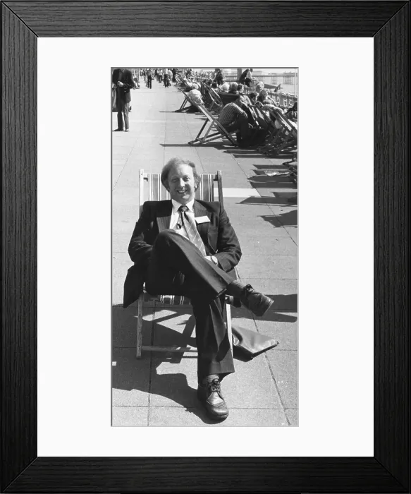 Framed Print : Arthur Scargill, miners leader and trade unionist