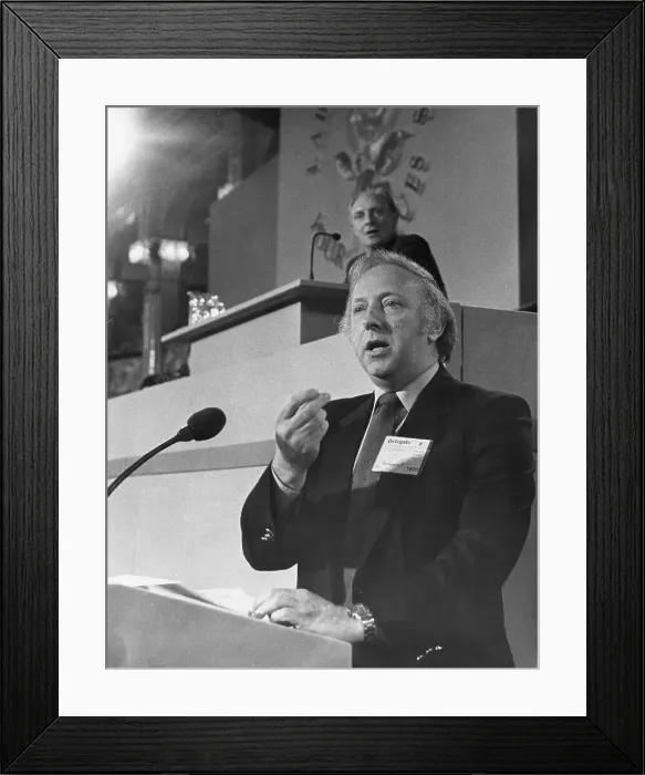 Framed Print : Arthur Scargill, miners leader and trade unionist Framed Print : Arthur Scargill, miners leader and trade unionist