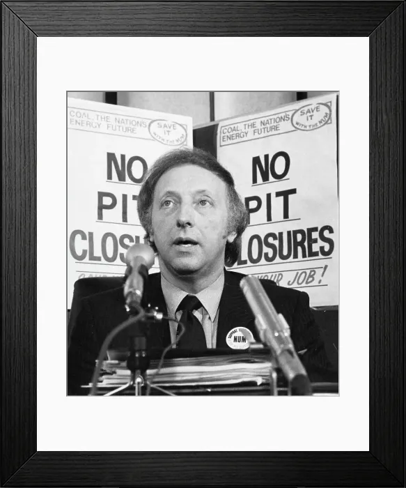 Framed Print : Arthur Scargill, miners leader and trade unionist Framed Print : Arthur Scargill, miners leader and trade unionist