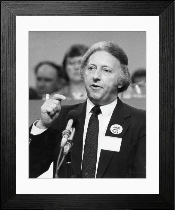 Framed Print : Arthur Scargill, miners leader and trade unionist Framed Print : Arthur Scargill, miners leader and trade unionist