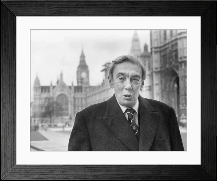 Framed Print : Lord Scarman, English judge, barrister and Law Lord Framed Print : Lord Scarman, English judge, barrister and Law Lord
