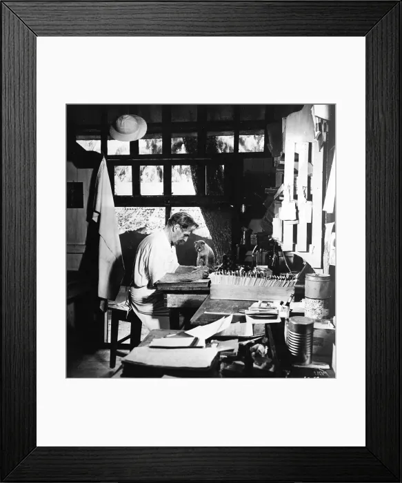 Framed Print : Schweitzer Albert 1875 1965 Franco French German Framed Print : Schweitzer Albert 1875 1965 Franco French German