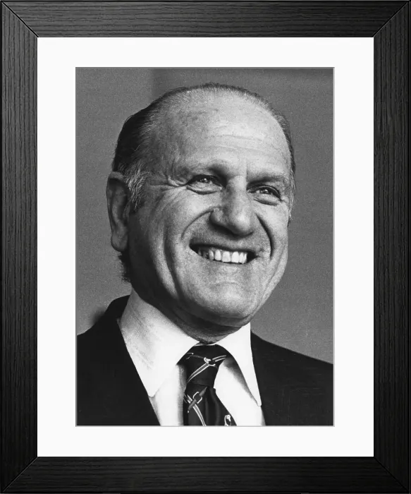 Framed Print : Marcus Sieff, Chairman of Marks & Spencer Framed Print : Marcus Sieff, Chairman of Marks & Spencer