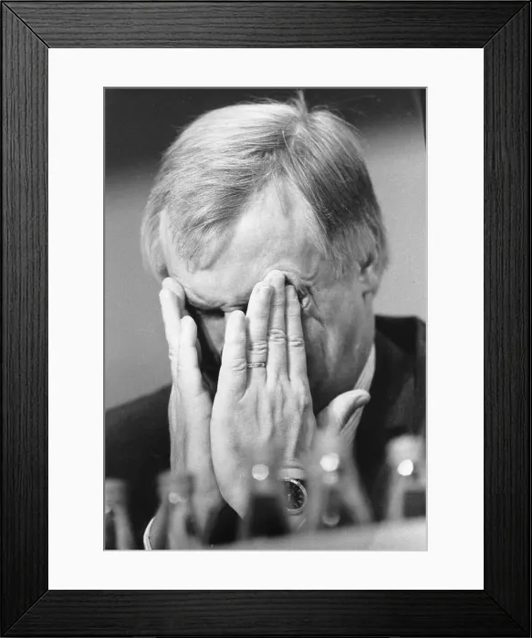 Framed Print : Chris Patten, British Conservative politician Framed Print : Chris Patten, British Conservative politician
