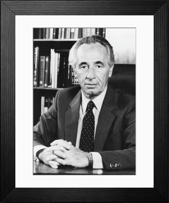Framed Print : Shimon Peres, President of the State of Israel Framed Print : Shimon Peres, President of the State of Israel