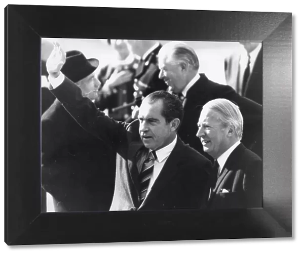 Richard Nixon with Edward Heath