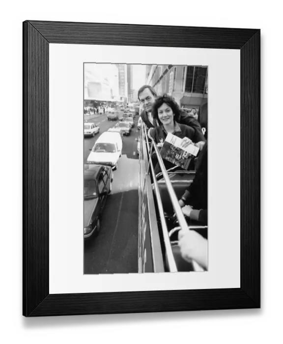 Framed Print : Joan Ruddock and John Prescott, Labour politicians Framed Print : Joan Ruddock and John Prescott, Labour politicians