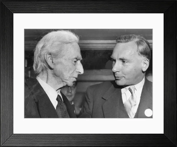 Framed Print : Bertrand Russell, British writer, pacifist etc Framed Print : Bertrand Russell, British writer, pacifist etc