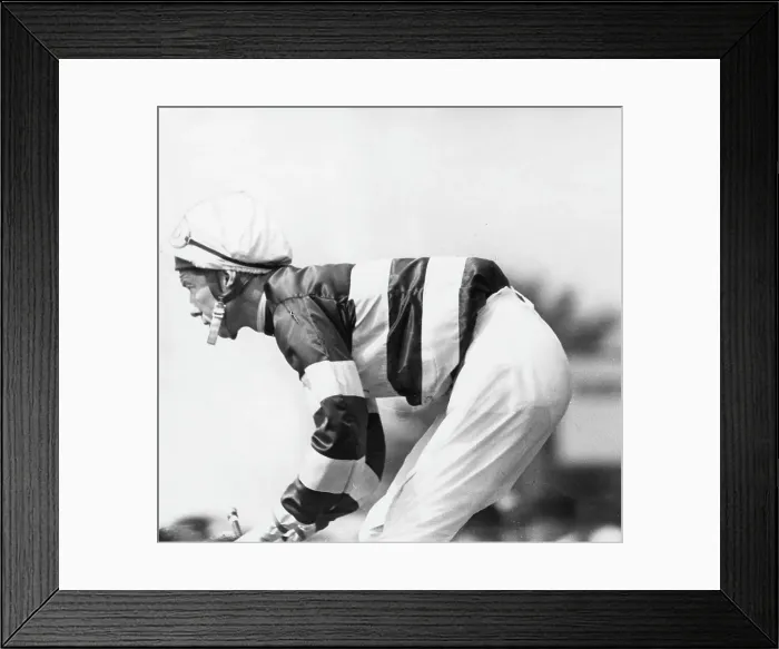 Framed Print : Lester Piggott, legendary British jockey Framed Print : Lester Piggott, legendary British jockey