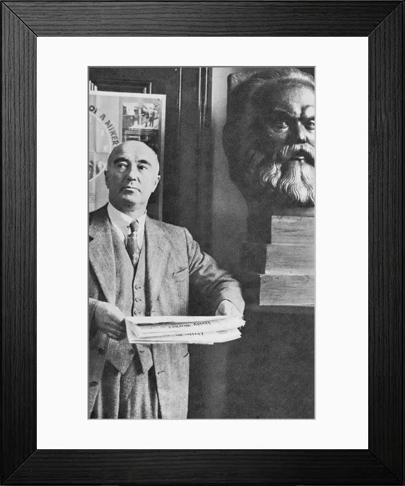 Framed Print : Harry Pollitt, Secretary of the Communist Party Framed Print : Harry Pollitt, Secretary of the Communist Party