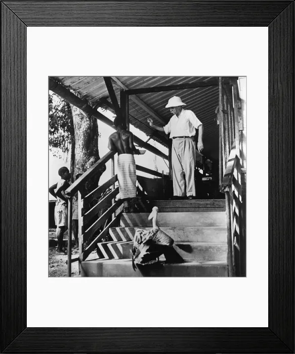 Framed Print : Albert Schweitzer, theologian, organist and physician Framed Print : Albert Schweitzer, theologian, organist and physician