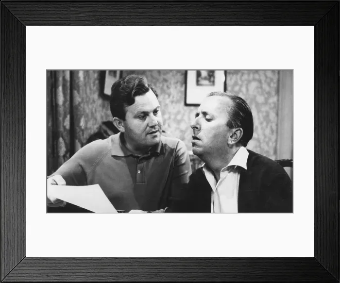 Framed Print : Terry Scott and Hugh Lloyd, British comedy actors Framed Print : Terry Scott and Hugh Lloyd, British comedy actors