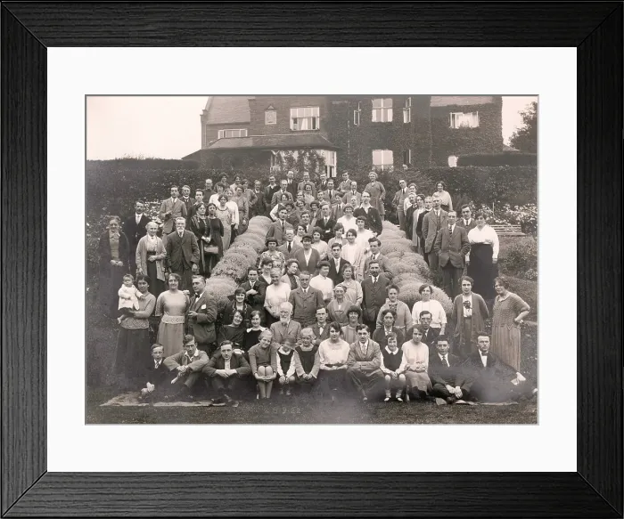 Framed Print : George Bernard Shaw in a group photograph Framed Print : George Bernard Shaw in a group photograph