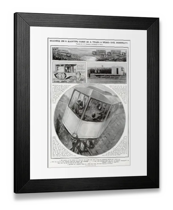 Framed Print : Inventor of the Gyroscopic monorail system Louis Brennan gave a demonstration of the capabilities of the rail of the future at the grounds of the Torpedo Factory at Gillingham, near Chatham Framed Print : Inventor of the Gyroscopic monorail system Louis Brennan gave a demonstration of the capabilities of the rail of the future at the grounds of the Torpedo Factory at Gillingham, near Chatham