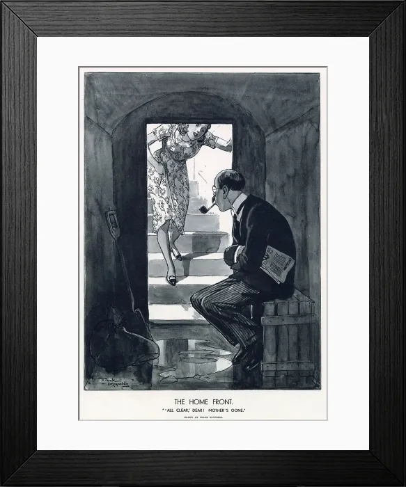 Framed Print : The Home Front by Frank Reynolds Framed Print : The Home Front by Frank Reynolds