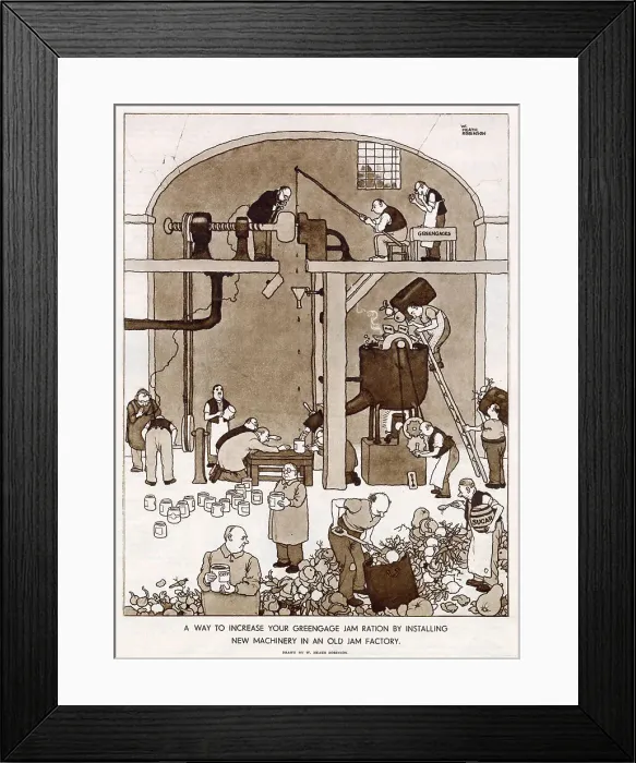 Framed Print : Way to Increase your Greengage Jam Ration Framed Print : Way to Increase your Greengage Jam Ration