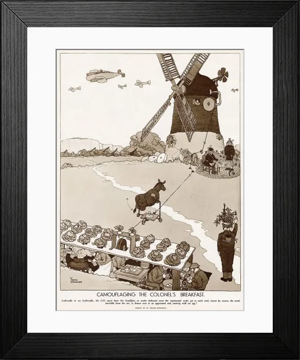 Framed Print : Camouflaging the Colonel's Breakfast Framed Print : Camouflaging the Colonel's Breakfast
