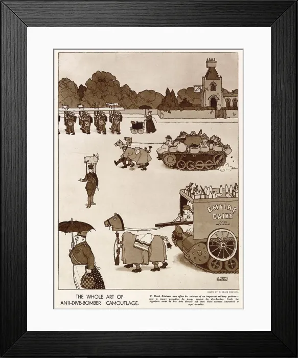 Framed Print : The Whole Art of Anti-Dive-Bomber Camouflage Framed Print : The Whole Art of Anti-Dive-Bomber Camouflage