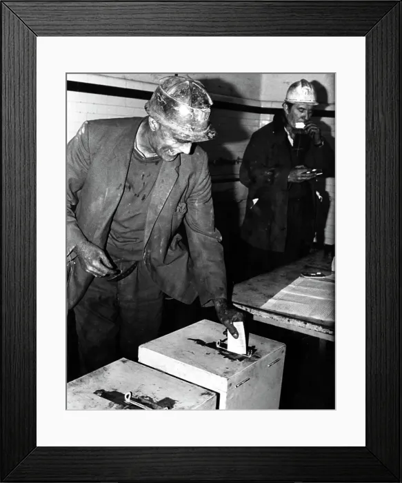 Framed Print : Miners Ballot Framed Print : Miners Ballot