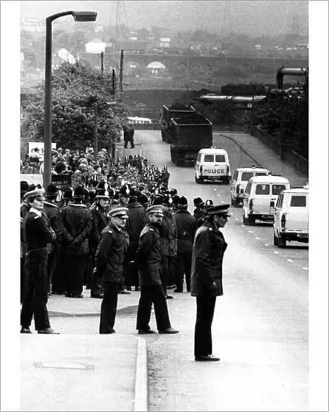 Coal arriving at Orgreave