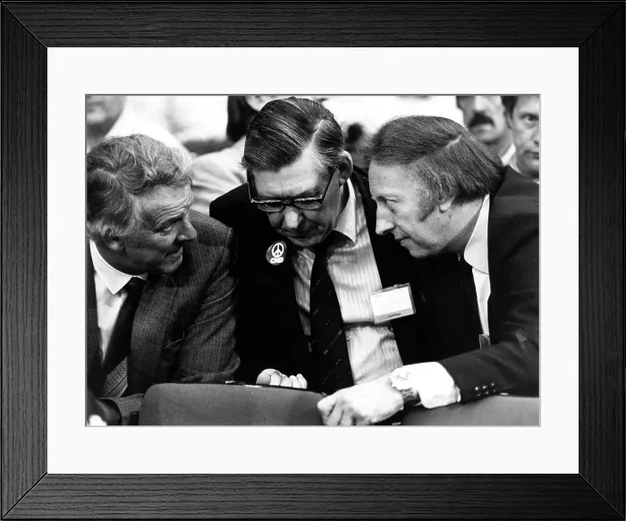 Framed Print : N. U. M. leaders 1984 Framed Print : N. U. M. leaders 1984