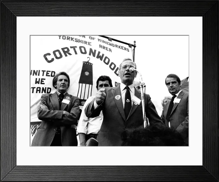Framed Print : Supporting Miners strike 1984 Framed Print : Supporting Miners strike 1984