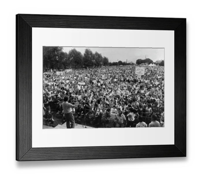 Framed Print : Miners wives rally 1984 Framed Print : Miners wives rally 1984