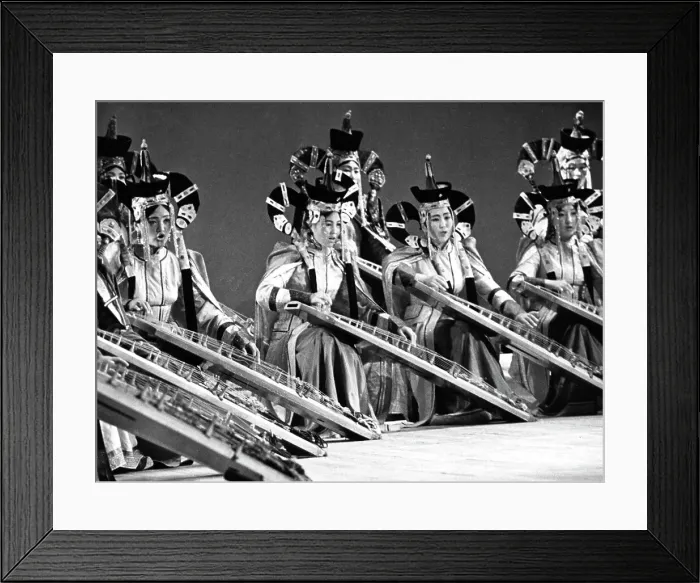 Framed Print : Mongolian Yatga players Framed Print : Mongolian Yatga players