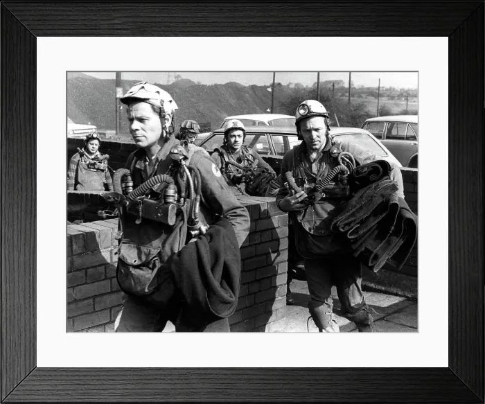 Framed Print : Lofthouse Colliery rescue workers Framed Print : Lofthouse Colliery rescue workers