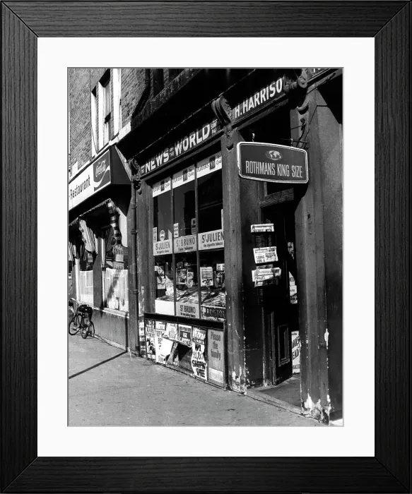 Framed Print : Newsagents Framed Print : Newsagents