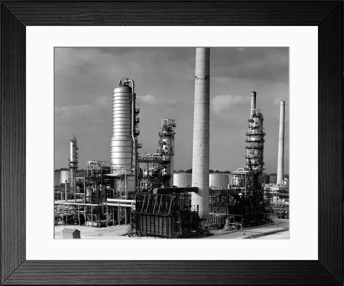 Framed Print : Fawley Oil Refinery Framed Print : Fawley Oil Refinery