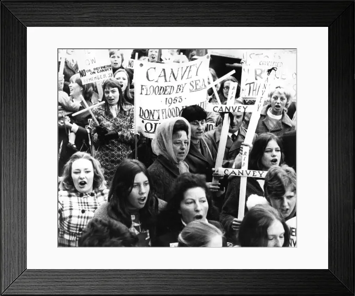 Framed Print : Canvey Island protest Framed Print : Canvey Island protest