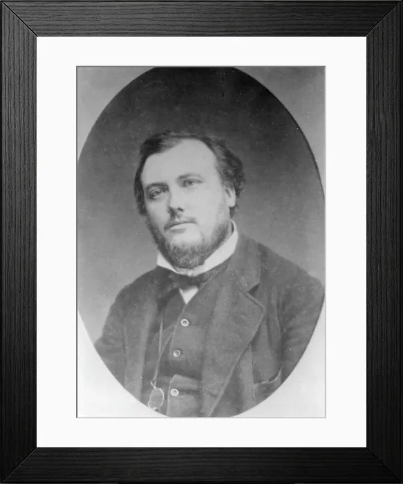 Framed Print : GUSTAVE COURBET, French artist Framed Print : GUSTAVE COURBET, French artist