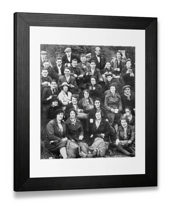 Framed Print : Welsh hunger marchers 1934 Framed Print : Welsh hunger marchers 1934