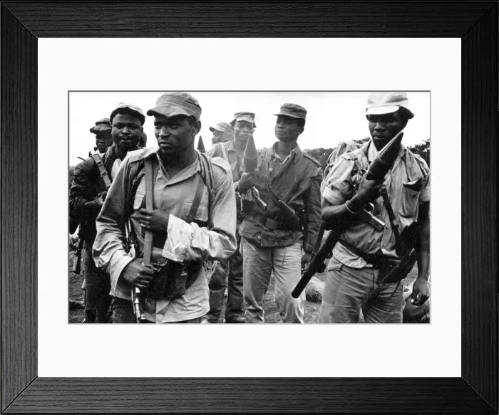 Framed Print : African soldiers Framed Print : African soldiers