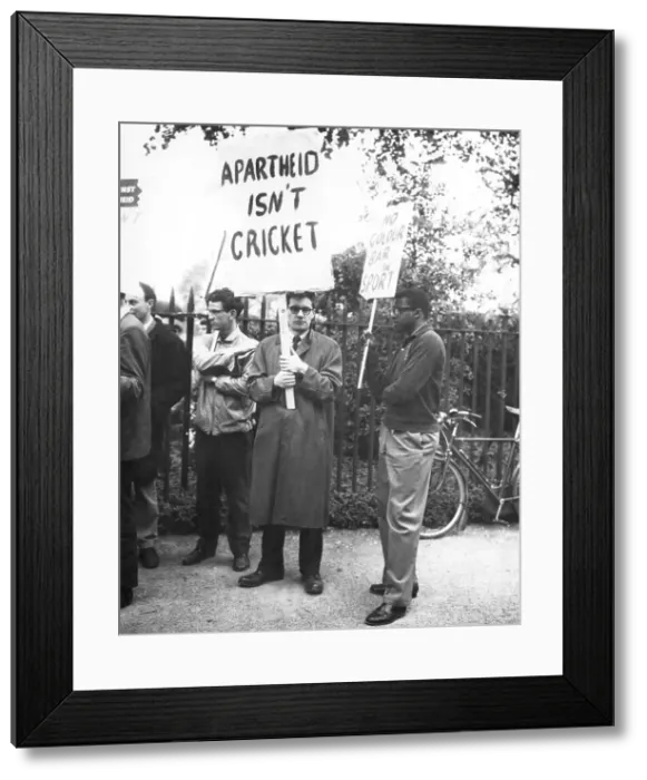 Framed Print : Oxford anti-apartheid demo Framed Print : Oxford anti-apartheid demo