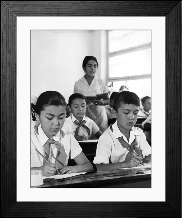 Framed Print : Russian schoolchildren Framed Print : Russian schoolchildren