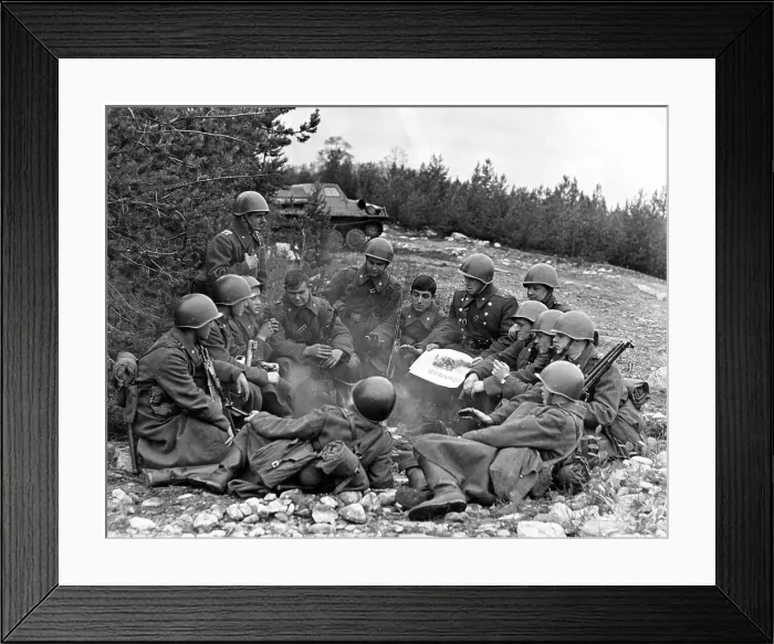 Framed Print : Russian soldiers Framed Print : Russian soldiers
