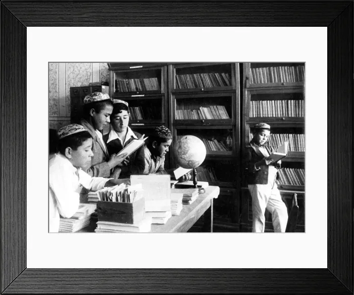 Framed Print : Tashkent secondary school Framed Print : Tashkent secondary school