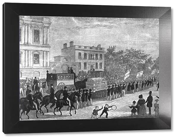 Chartist petition procession