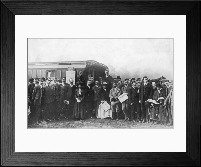 Framed Print : Clarion Van Framed Print : Clarion Van