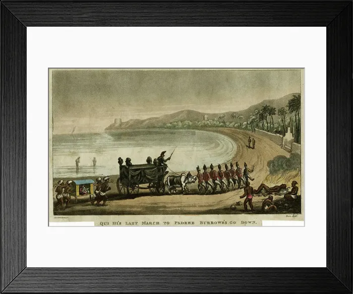 Framed Print : Qui Hi's Last March to Padree Burrows's Go Down Framed Print : Qui Hi's Last March to Padree Burrows's Go Down