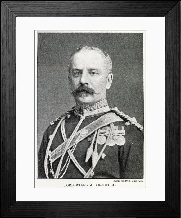 Framed Print : Lord William Beresford (1847 - 1900), Anglo-Irish soldier and recipient of the Victoria Cross Date: 1895 Framed Print : Lord William Beresford (1847 - 1900), Anglo-Irish soldier and recipient of the Victoria Cross Date: 1895