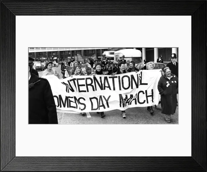 Framed Print : International Women's Day March Framed Print : International Women's Day March