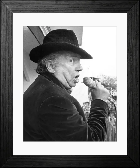 Framed Print : George Melly Framed Print : George Melly