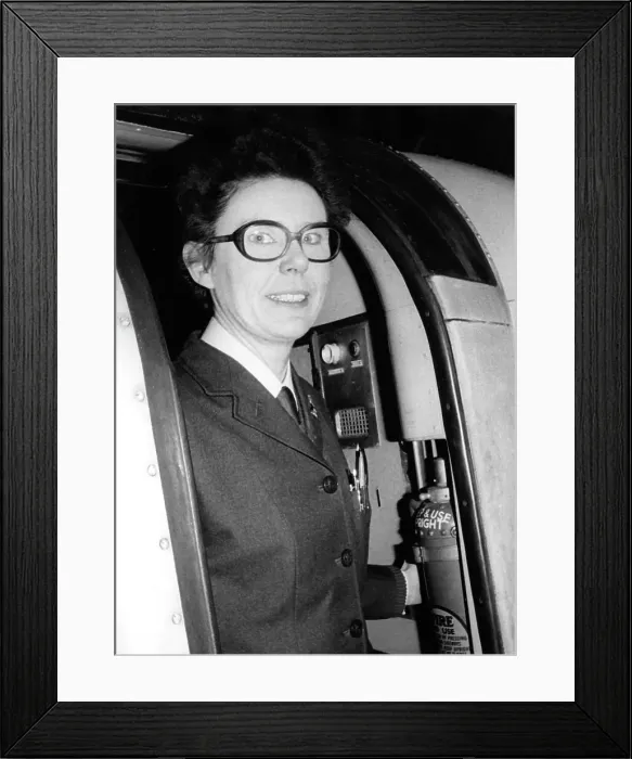 Framed Print : Margaret Gardner, London Underground Guard Framed Print : Margaret Gardner, London Underground Guard