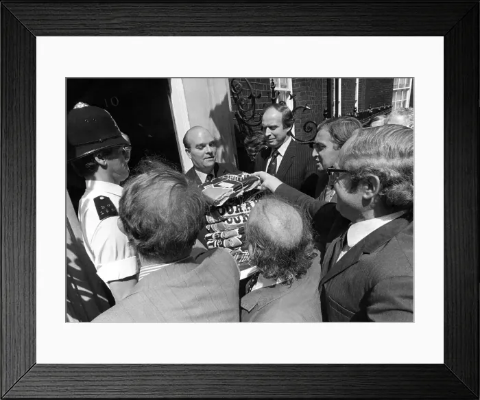 Framed Print : People's March for Jobs 1981 Petition Framed Print : People's March for Jobs 1981 Petition